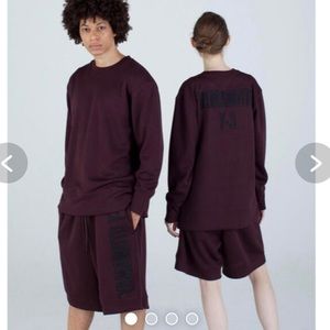 Y-3 Yohji Yamamoto x Adidas MESH CREW SWEATSHIRT